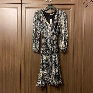 Alice + Olivia Python Print Dress